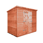 6x4 Classic Pent Shed, Door Centre
